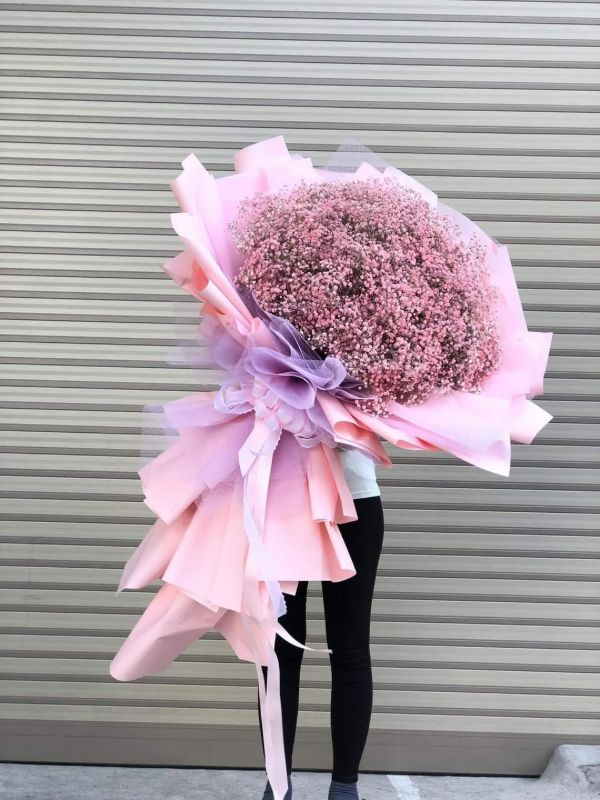 Hoa Baby hồng vui tươi đẹp mắt,  phù hợp làm hoa tặng vợ kỷ niệm ngày cưới