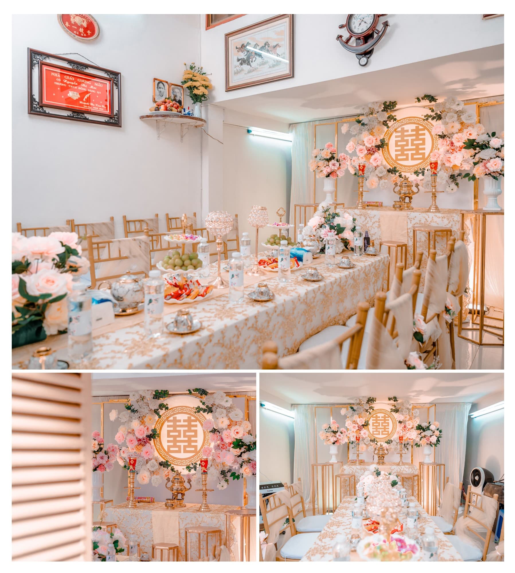 Trang trí gia tiên cho nhà nhỏ tại TP HCM