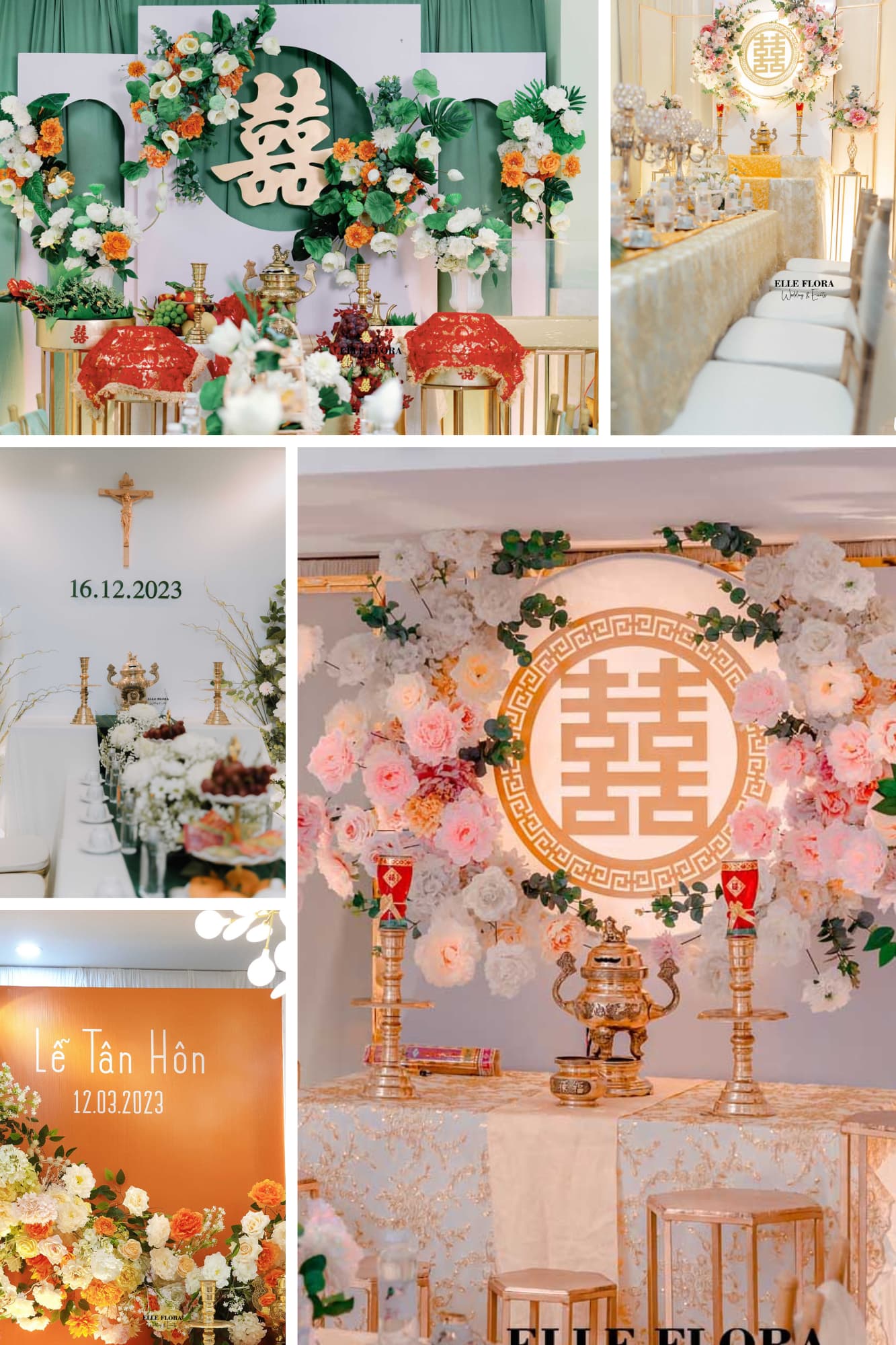 Trang trí bàn thờ gia tiên