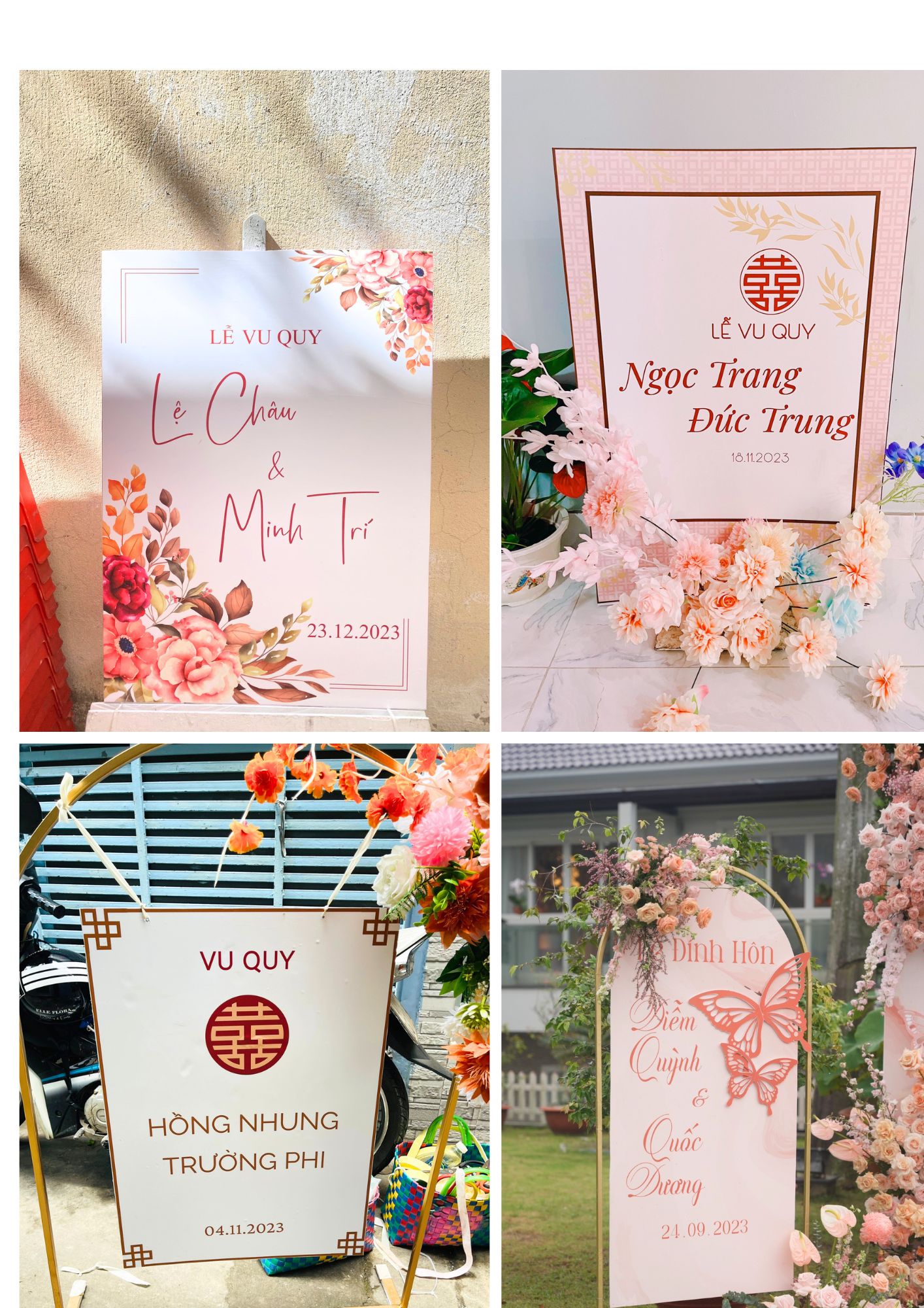 Bảng lễ trang trí gia tiên tphcm