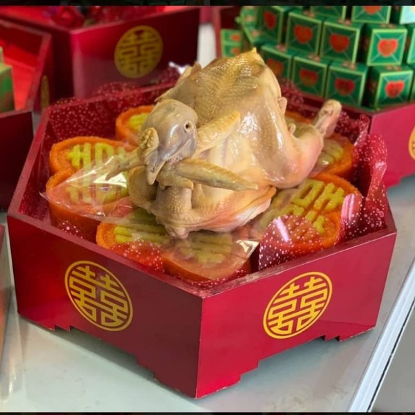 Mâm xôi hoặc xôi có gà