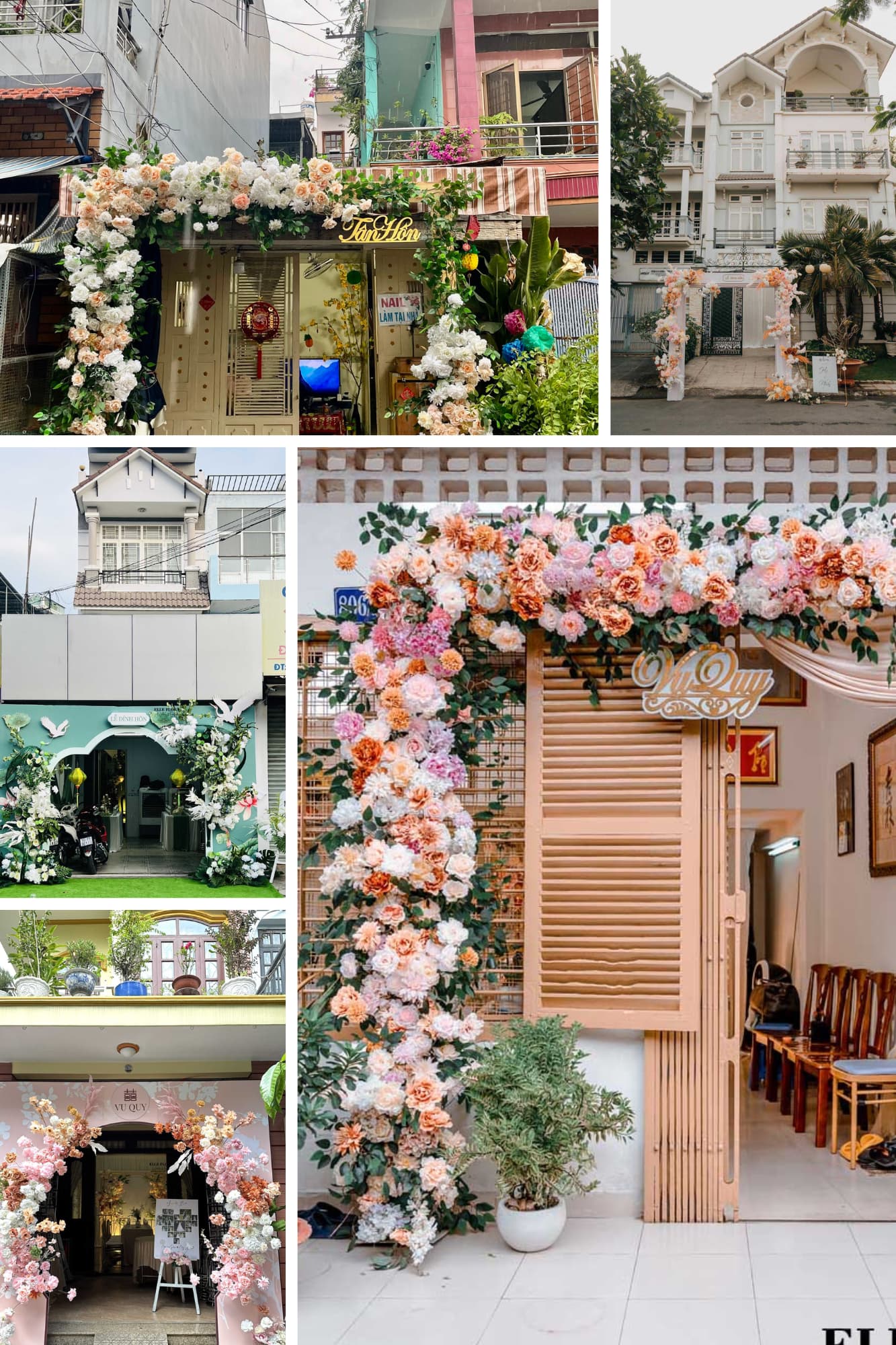 Trang trí cổng hoa