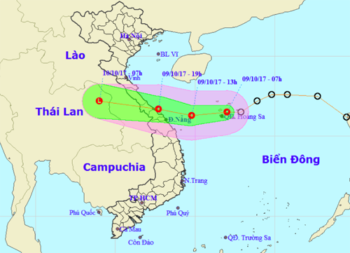 Thời tiết 16/10: Hà Nội giảm 10 độ, bão số 11 yếu nhanh