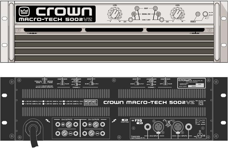 Cục đẩy công suất Crown 5002VZ