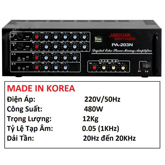 Amply karaoke PA-203N