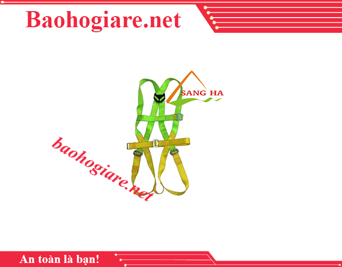 Dây đai an toàn toàn thân 2 móc chất lượng tốt an toàn