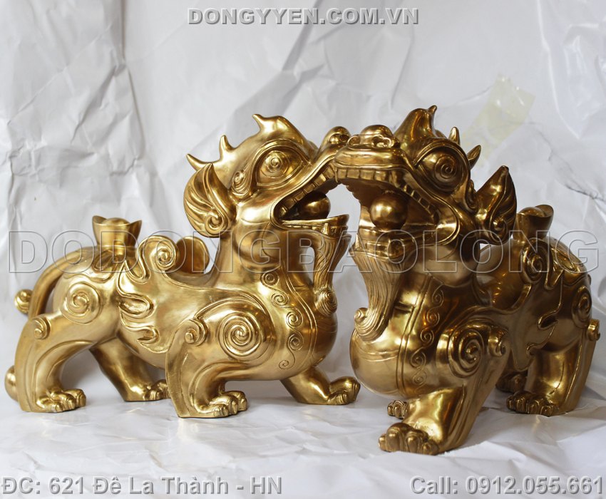 Tỳ Hưu bằng đồng thau nguyên chất