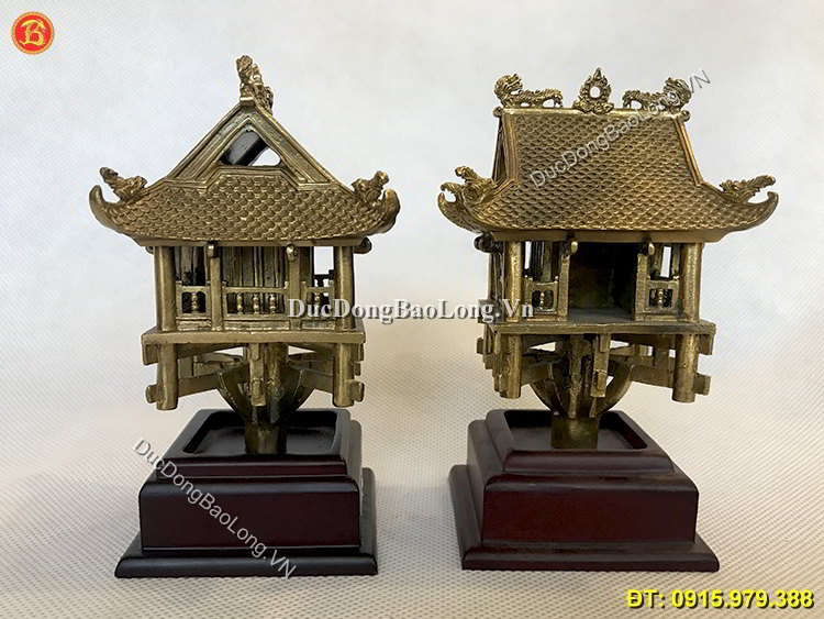 Sản phẩm chùa Một Cột bằng đồng có thể làm theo kích cỡ khách hàng yêu cầu