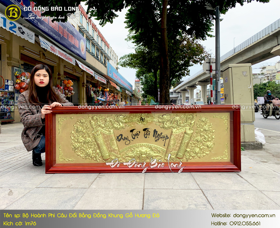 bộ hoành phi câu đối cho bàn thờ 1m55