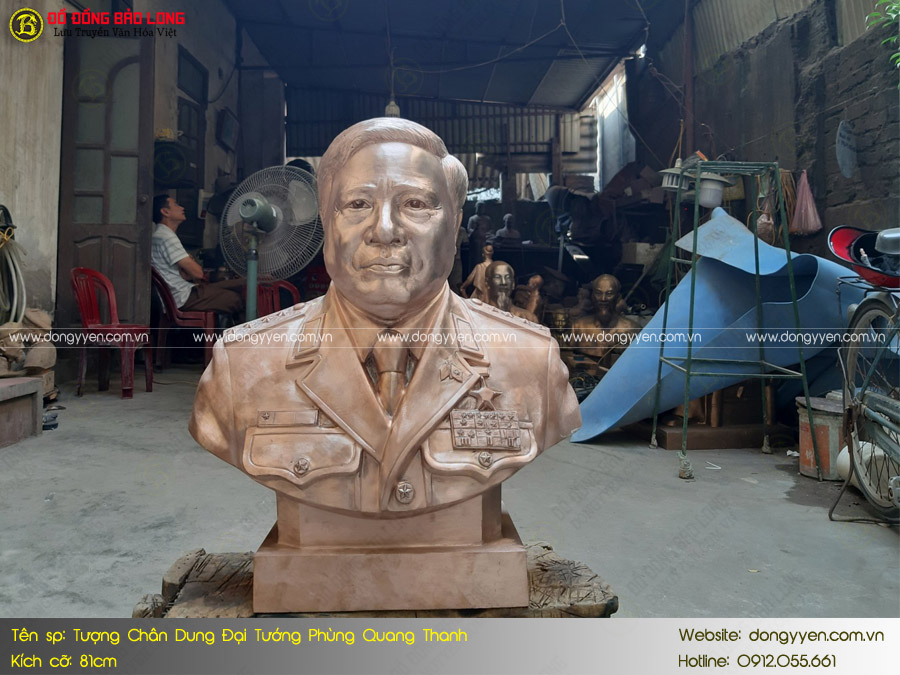 nhận đúc tượng chân dung