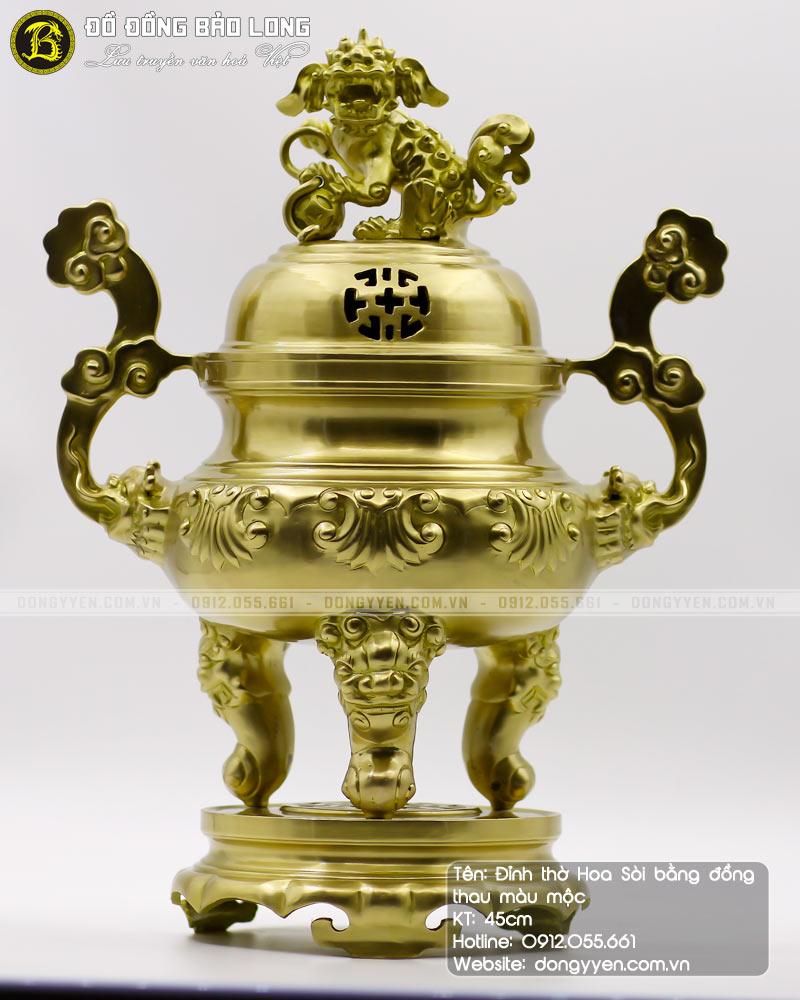 Lư hương thờ hoa sòi