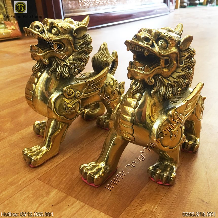 Tỳ Hưu bằng đồng mạ vàng