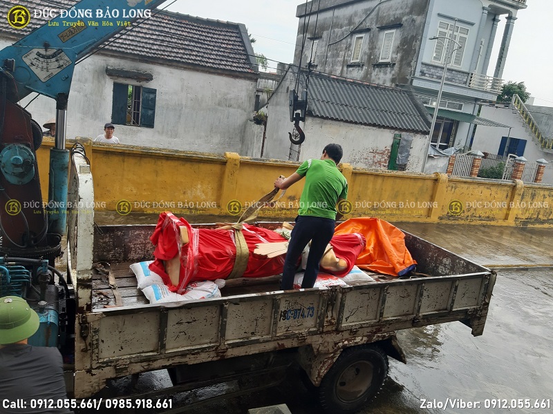 đúc tượng chúa lòng thương xót cho nhà thờ an phú