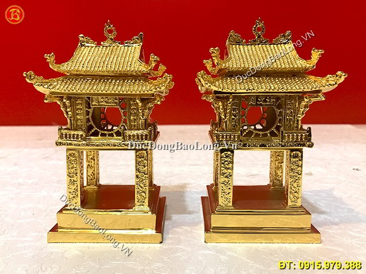Biểu tượng Khuê Văn Các bằng đồng mạ vàng tinh xảo