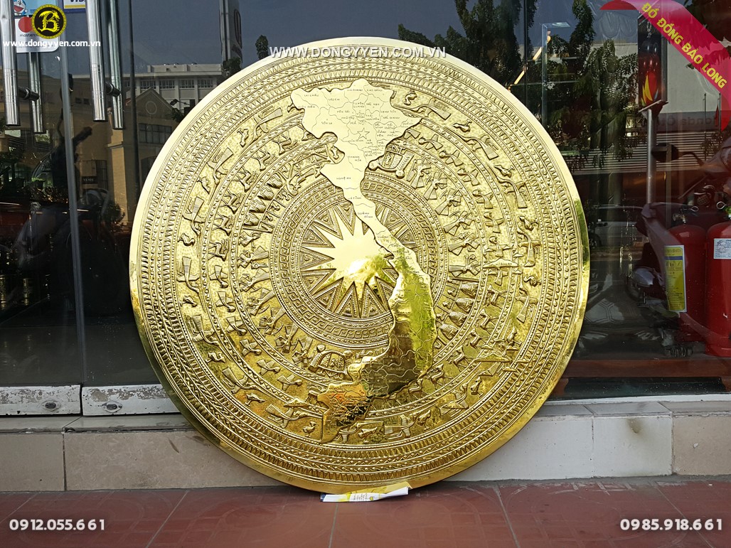 Mặt Trống Đồng bản đồ Việt Nam