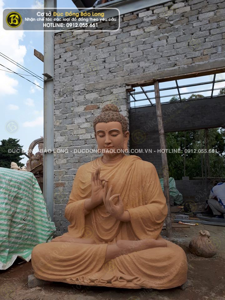 nhận đúc tượng phật thích ca cho nhà chùa