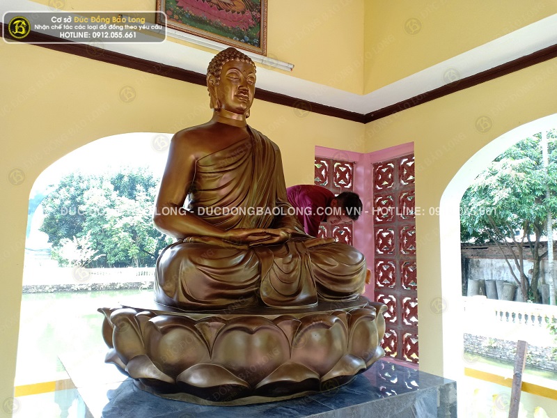 nhận đúc tượng phật thích ca cho nhà chùa