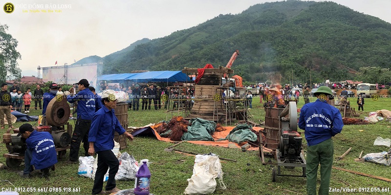 quy trình đúc đại hồng chung cho chùa