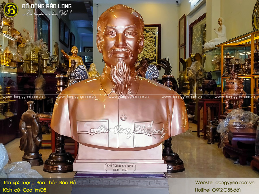 tượng bác hồ bằng đồng cao cấp