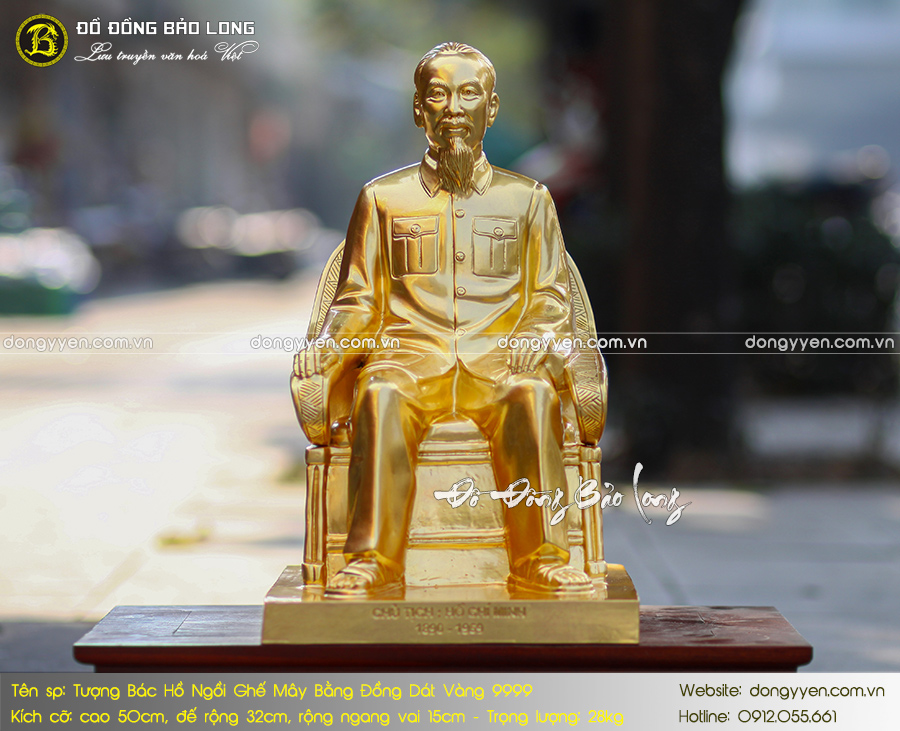 tượng đồng bác hồ