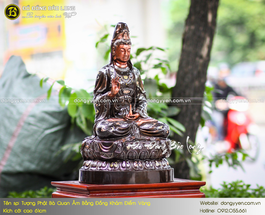 tượng phật bằng đồng đỏ
