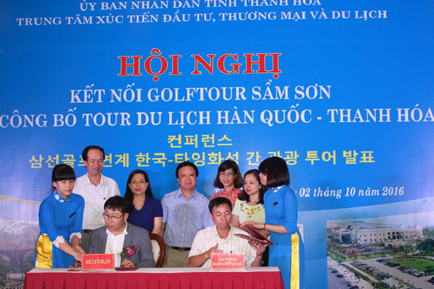 Kết nối Golftour Sầm Sơn và Công bố tour du lịch Thanh Hóa với du khách Hàn Quốc