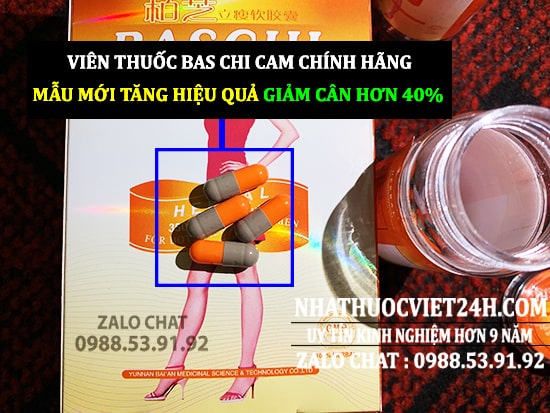 baschi cam, baschi mẫu mới, thuốc giảm cân baschi cam,thuốc baschi cam thế hệ mới