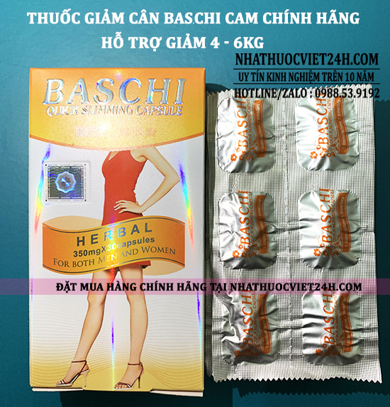 baschi cam, baschi mẫu mới, thuốc giảm cân baschi cam,thuốc baschi cam thế hệ mới