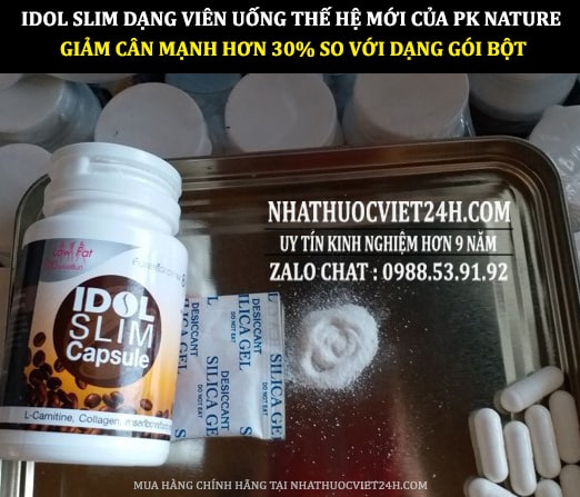 idol slim capsule, idol slim dạng viên , idol slim viên uống