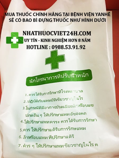 thuốc giảm cân yanhee vip 8