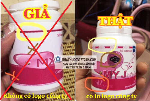 thuốc trắng da my j pink hàng giả