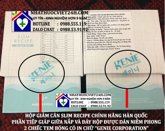 thuốc giảm cân slim recipe