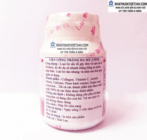 thuốc trắng da my j pink