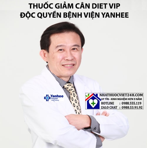 THUỐC GIẢM CÂN DIET VIP CHÍNH HÃNG BỆNH VIỆN YANHEE