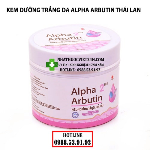 KEM DƯỠNG TRẮNG TOÀN THÂN ALPHA ARBUTIN THÁI LAN