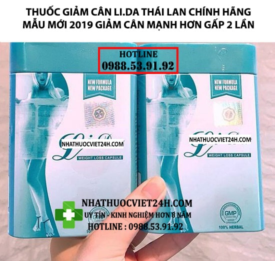 THUỐC GIẢM CÂN LI D.A THÁI LAN