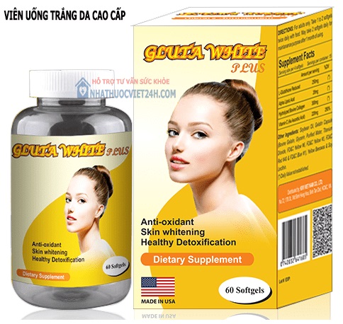 GLUTA WHITE PLUS VIÊN UỐNG TRẮNG DA CAO CẤP