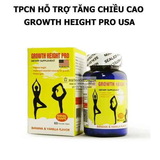 GROWTH HEIGHT PRO HỖ TRỢ TĂNG CHIỀU CAO