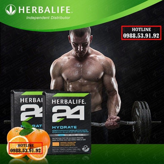 HERBALIFE 24 HYDRATE SỬ DỤNG TRONG TẬP LUYỆN