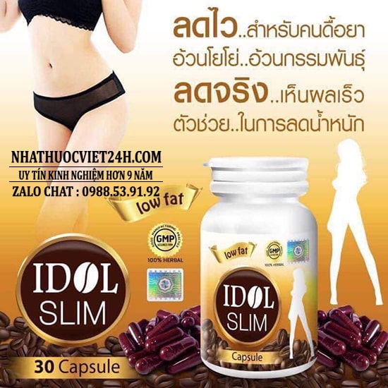 IDOL SLIM CAPSULE DẠNG VIÊN UỐNG THẾ HỆ MỚI 2020 - HỘP 30 VIÊN