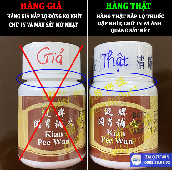 XEM PHÂN BIỆT THẬT GIẢ THUỐC KIAN PEE WAN CHÍNH XÁC 100%