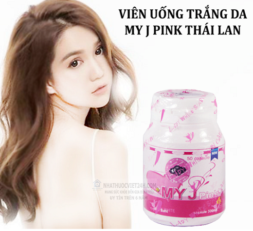 VIÊN UỐNG HỖ TRỢ TRẮNG DA MY J PINK THÁI LAN