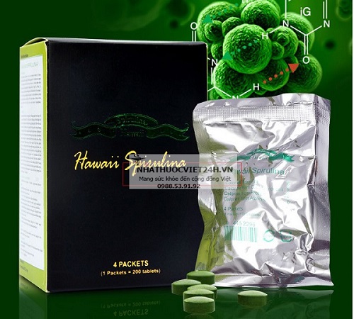 TẢO XOẮN SPIRULINE HAWAII MỸ