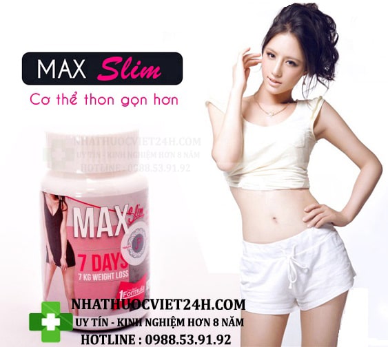 THUỐC GIẢM CÂN MAX SLIM CHÍNH HÃNG - ĐẶT HÀNG TẠI TP HCM