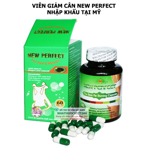 VIÊN UỐNG HỖ TRỢ GIẢM CÂN NEW PERFECT