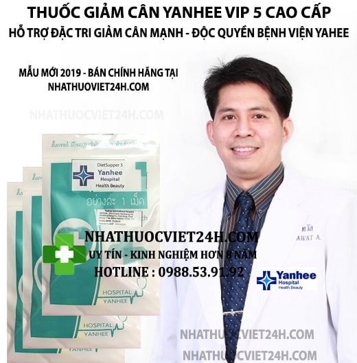 THUỐC GIẢM CÂN YANHEE VIP 5 CAO CẤP