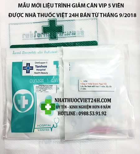 thuốc giảm cân yanhee vip 5