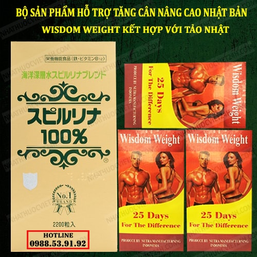 COMBO BỘ TĂNG CÂN NÂNG CAO NHẬT BẢN LIÊU TRÌNH 3 THÁNG