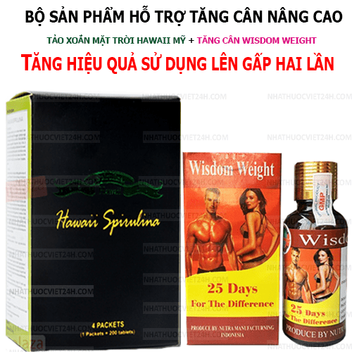 BỘ SẢN PHẨM HỖ TRỢ TĂNG CÂN CAO CẤP TỪ MỸ