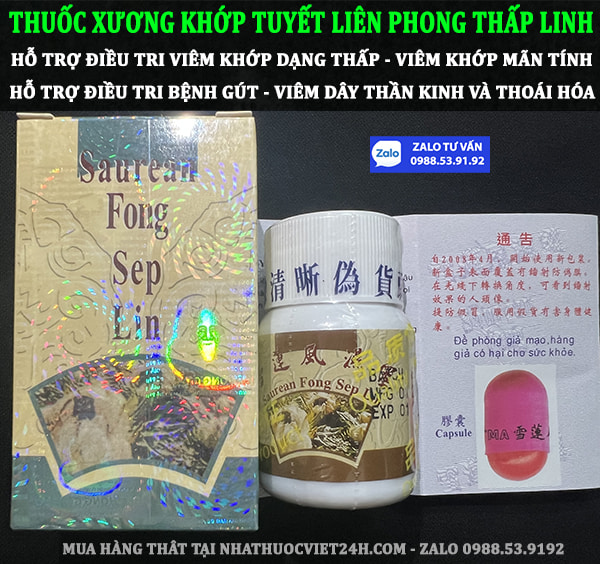 THUỐC TUYẾT LIÊN PHONG THẤP LINH - NƠI MUA HÀNG CHÍNH HÃNG TẠI VIỆT NAM